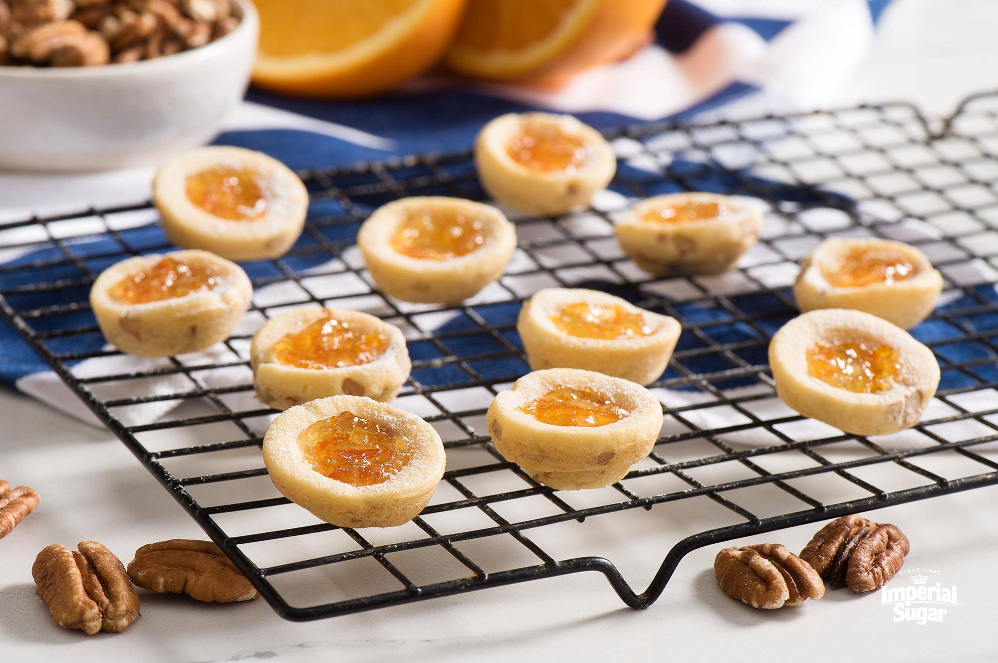 Orange Pecan Butter Cookies | Imperial Sugar