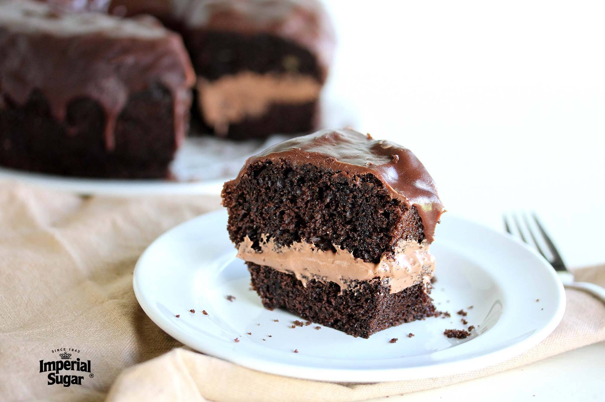 Valentine's Day Mini Chocolate Brownie Bundt Cakes