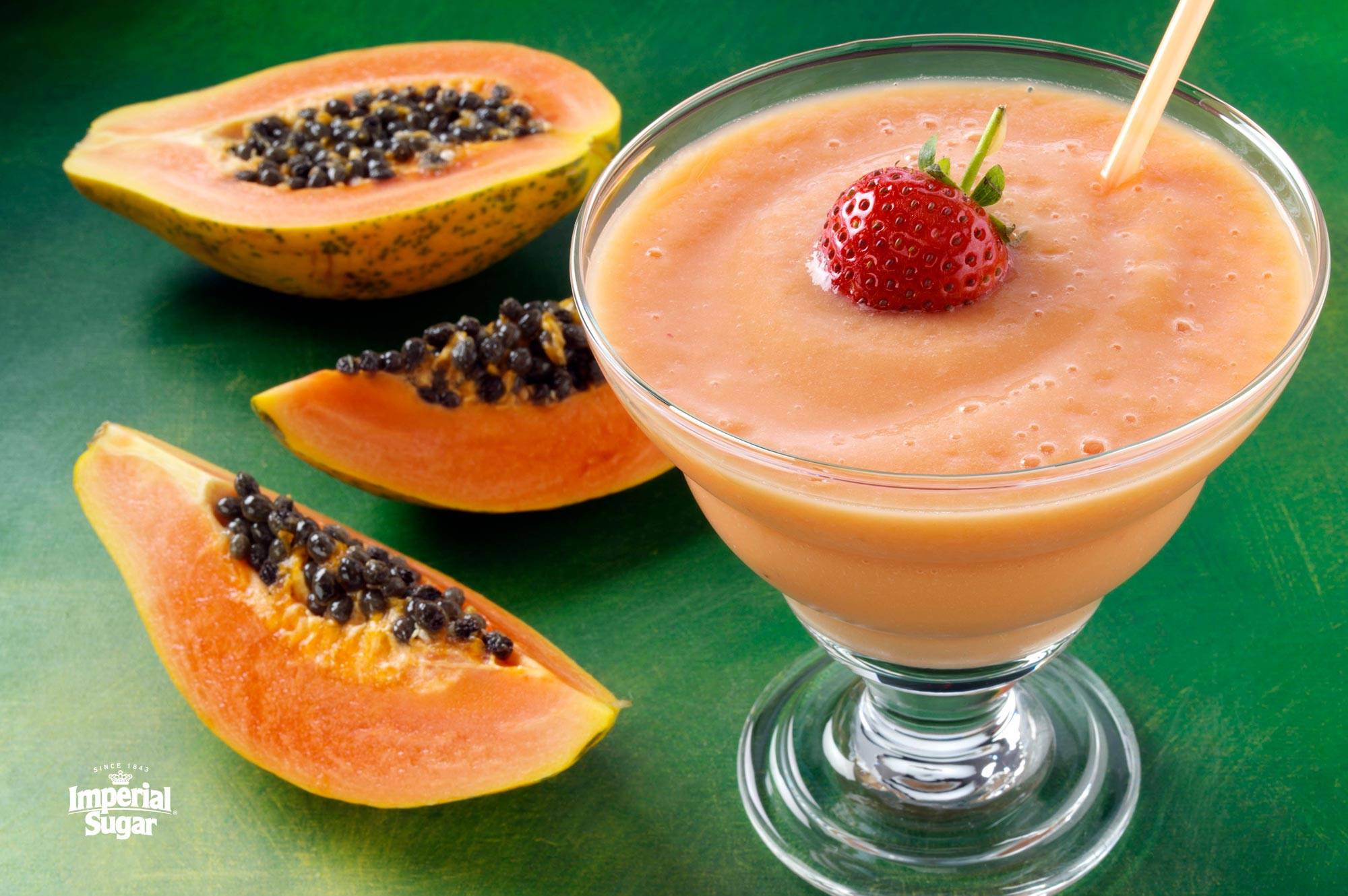 Papaya Passion Smoothie | Imperial Sugar