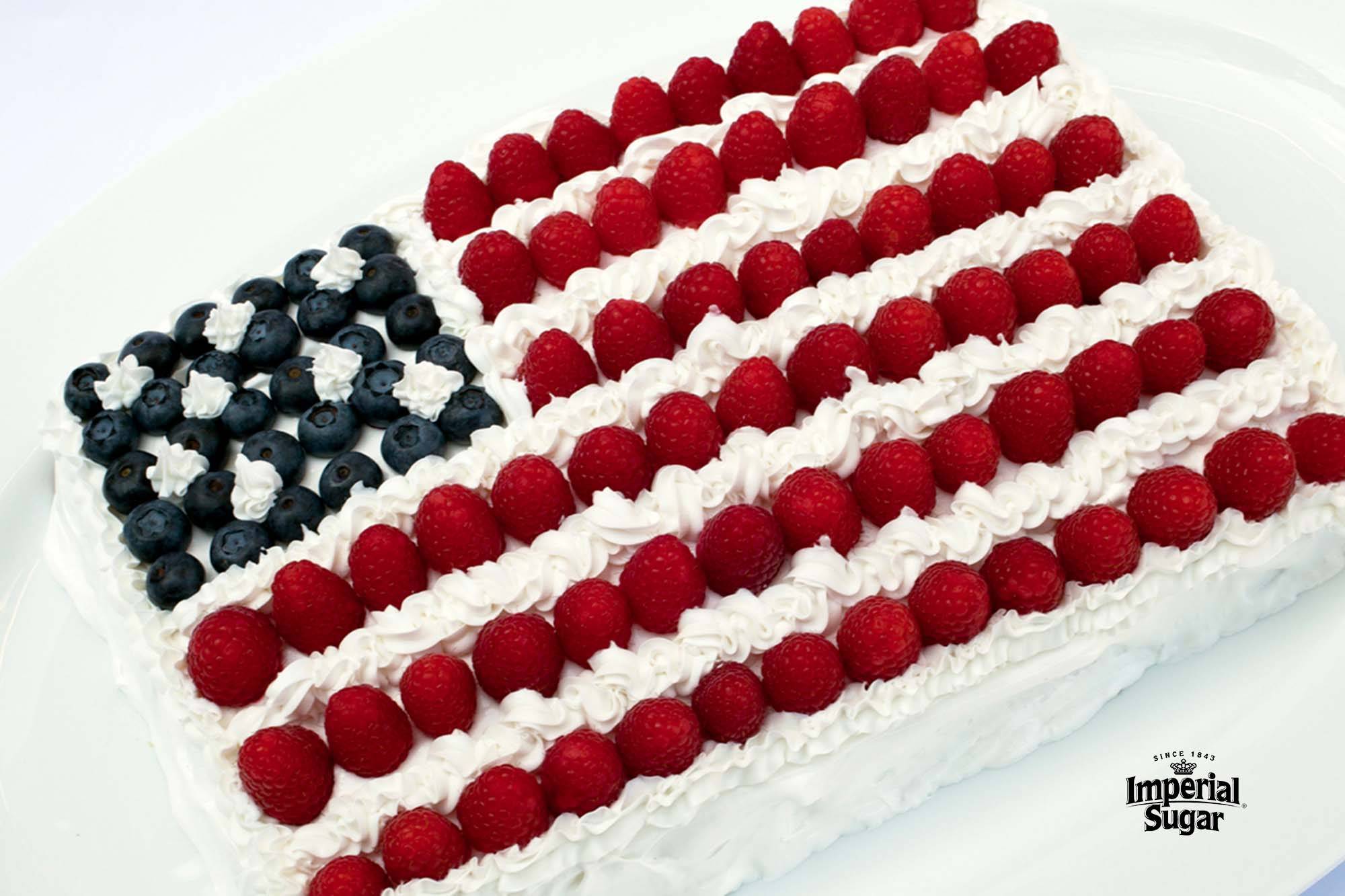 July 4th Flag Cake — The Old Mill