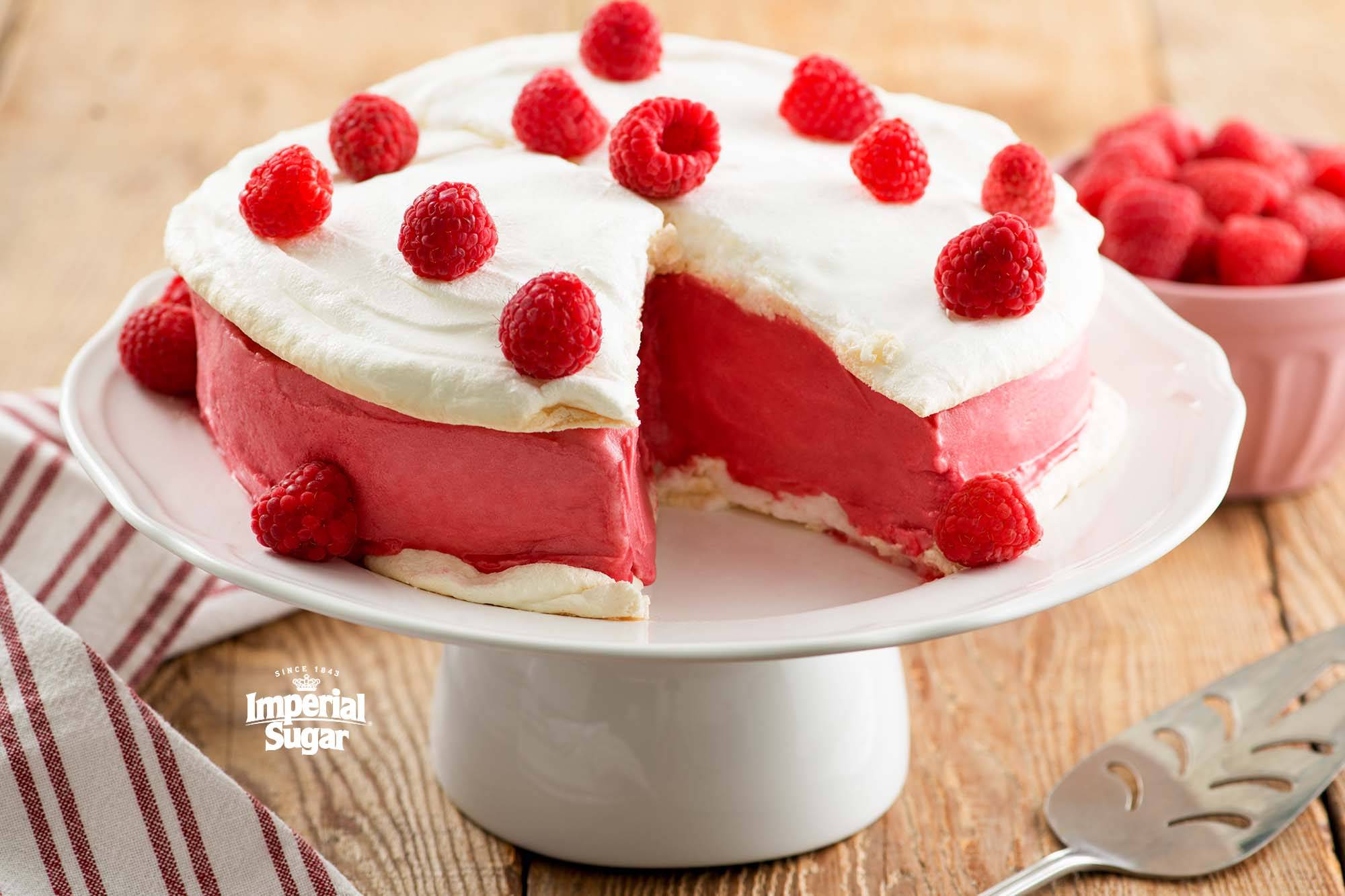 White Almond Cake with Raspberry Filling and Buttercream Frosting Recipe -  Sugar Spices Life
