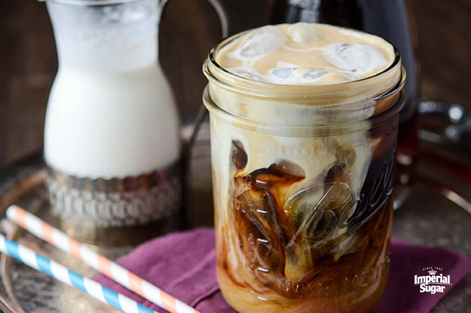 Cinnamon and Vanilla Infused Coffee Ice Cubes