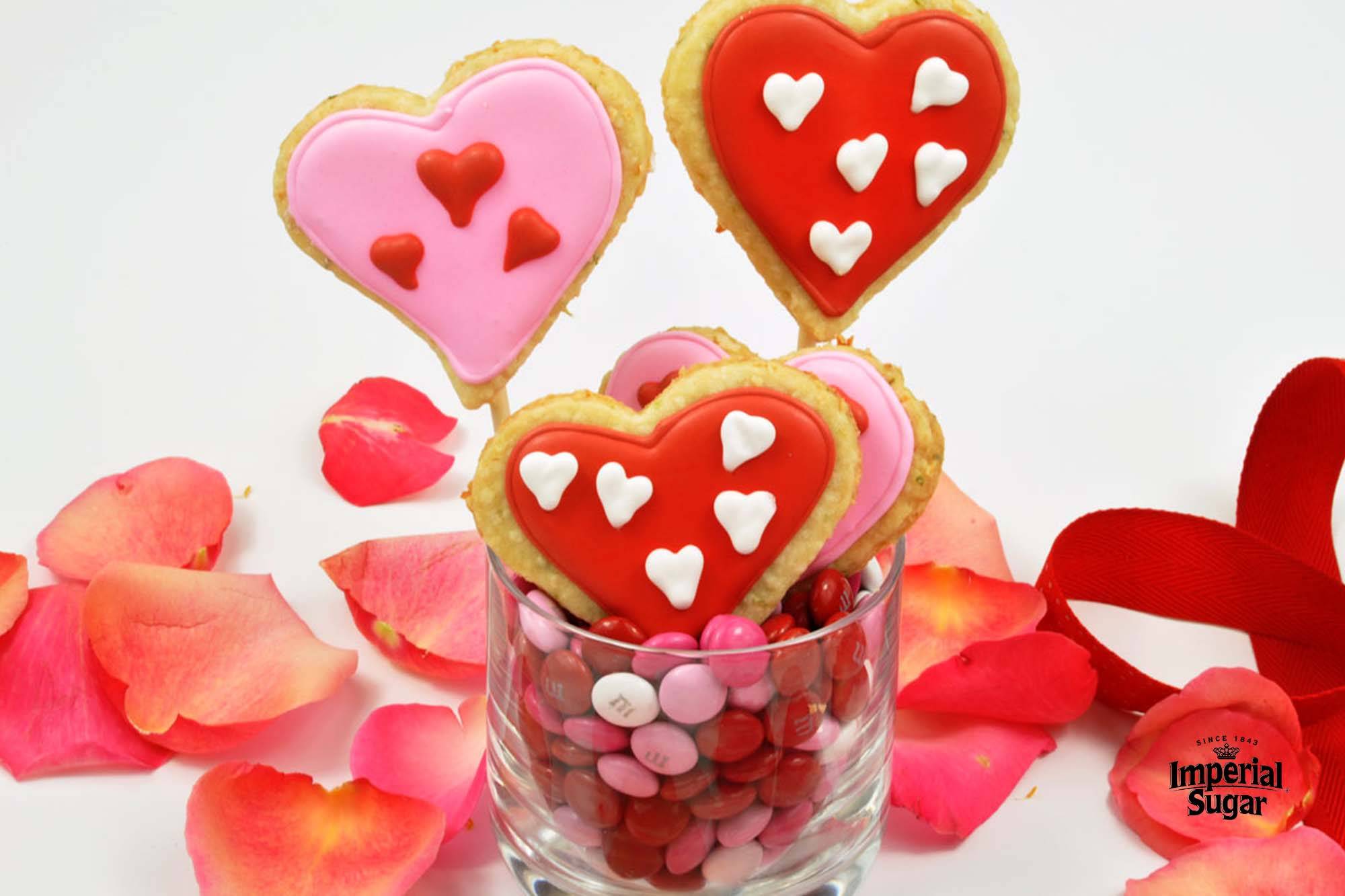 Heart Shortbread Cookies Imperial Sugar