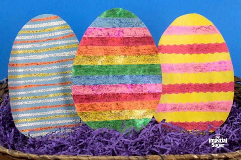 paper easter eggs