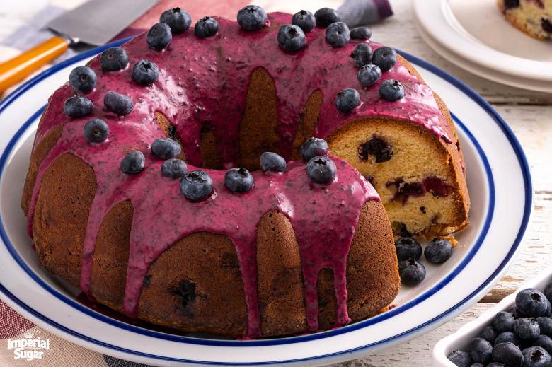 Blueberry-Lemon Pound Cake Recipe