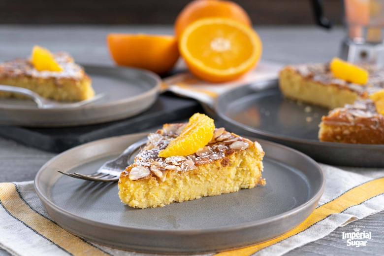 Orange Almond Olive Oil Cake | Lands & Flavors