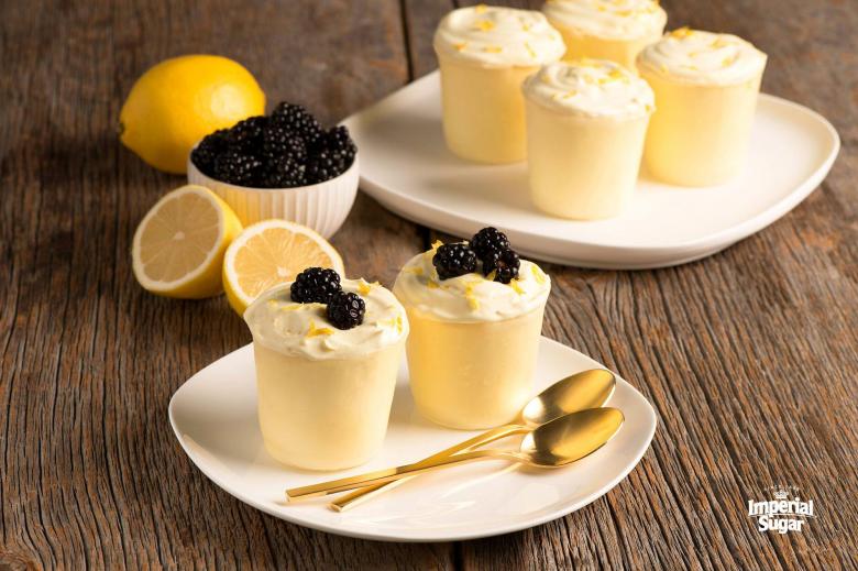 lemon mousse dessert