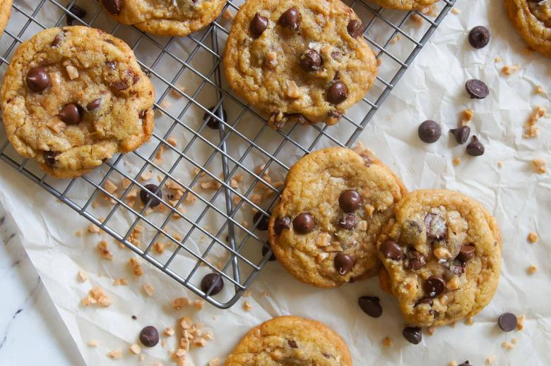 Brown Butter Toffee Chocolate Chip Cookies