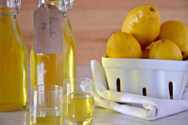 Homemade Limoncello