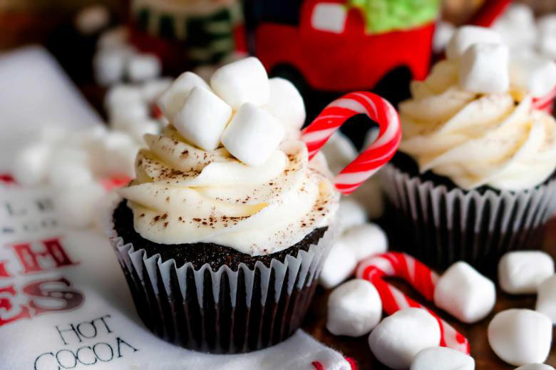 Hot Chocolate Cupcakes