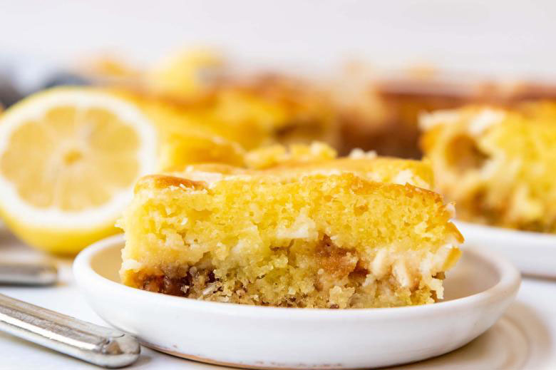 Lemon Earthquake Cake
