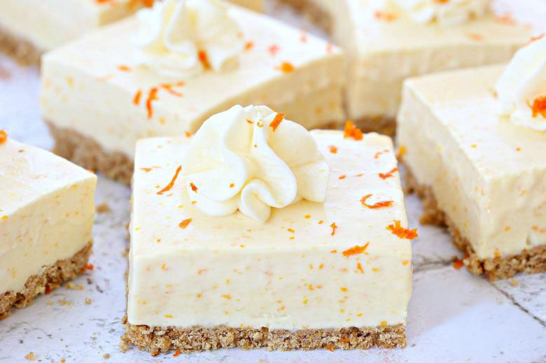Orange Dreamsicle Bars
