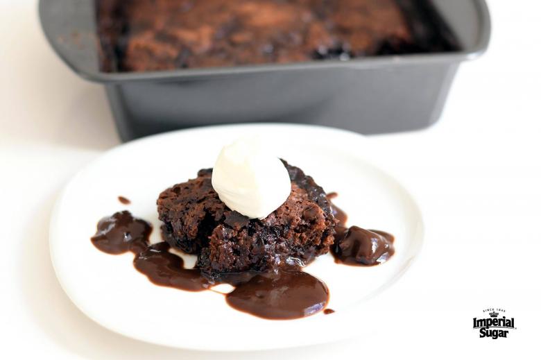 Upside Down Chocolate Pudding