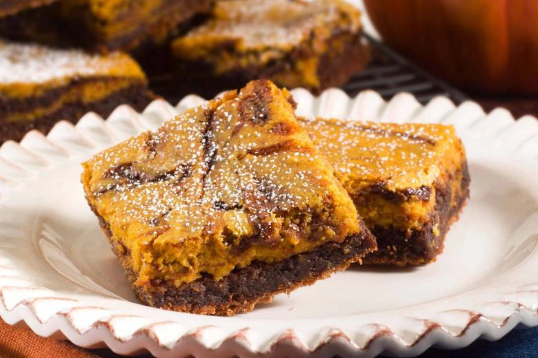 Pumpkin Swirl Brownies