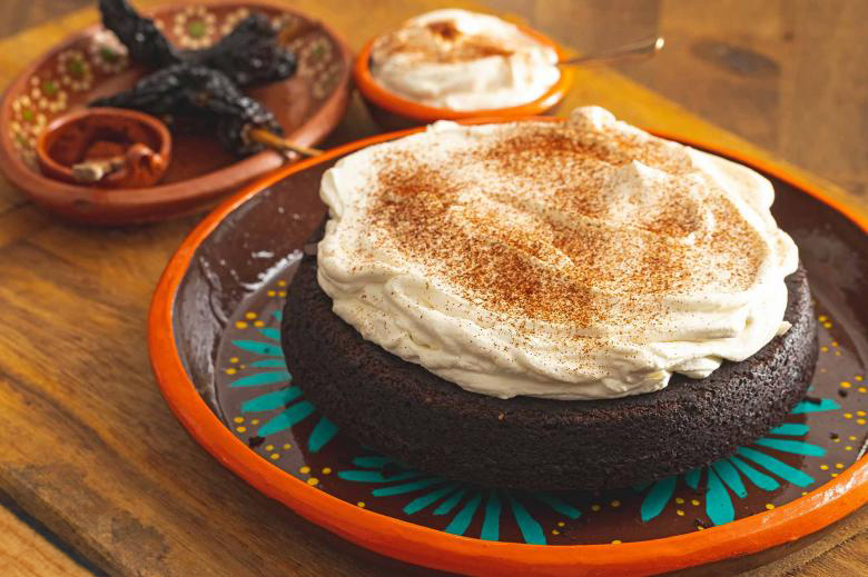 Chocolate Ancho Chile Cake