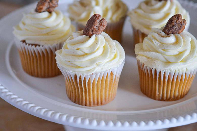 Pecan Praline Cupcakes