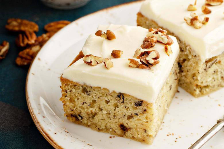 Banana Pecan Cake