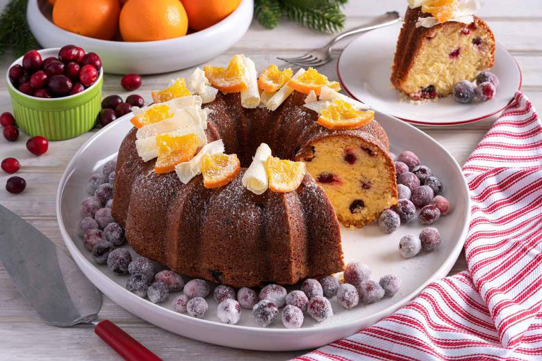 Cranberry Orange Pound Cake